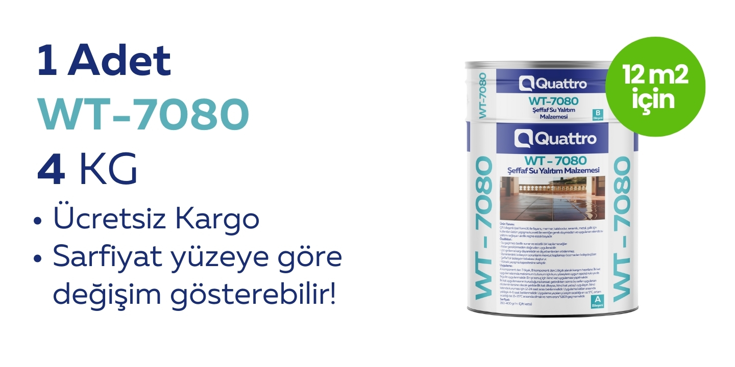 1 adet WT-7080 4 KG