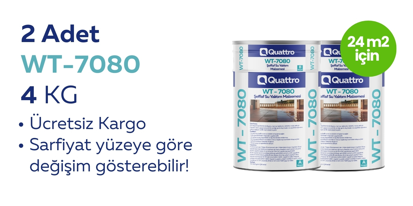 2 adet WT-7080 4 KG