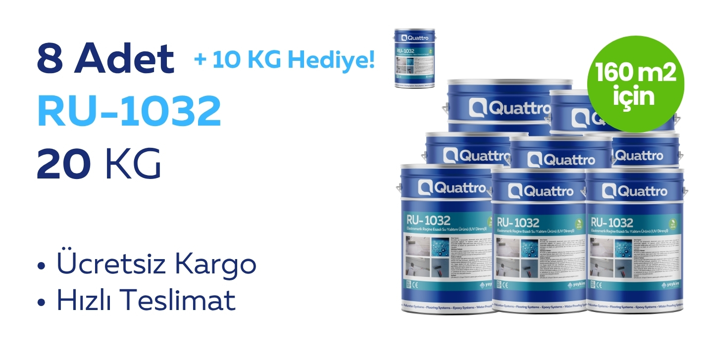 8 adet RU-1032 20 KG + 1 adet 10 KG Hediye