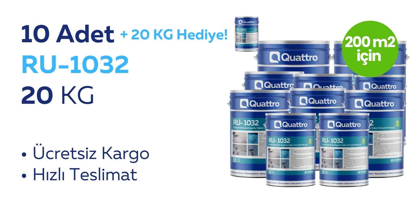 10 adet RU-1032 20 KG + 1 adet 20 KG Hediye