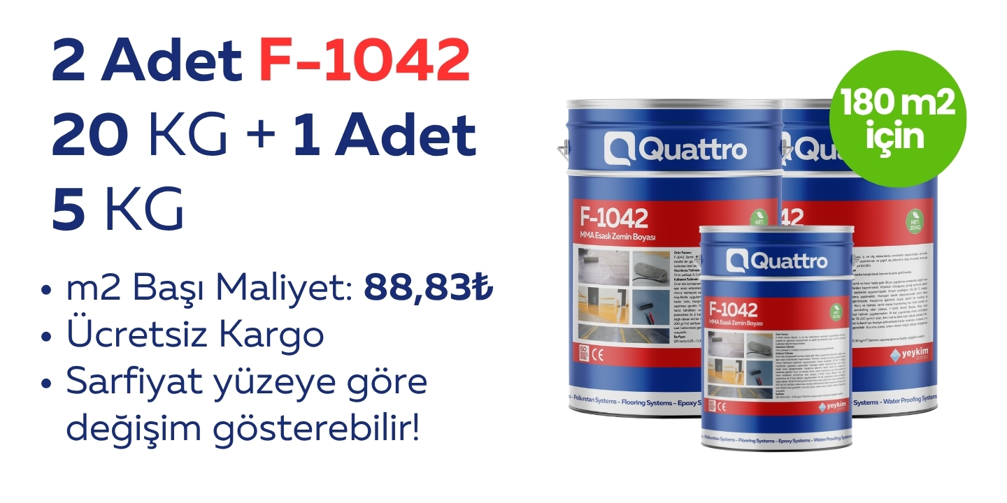 2 ADET 20 KG + 1 ADET 5 KG Zemin Boyası