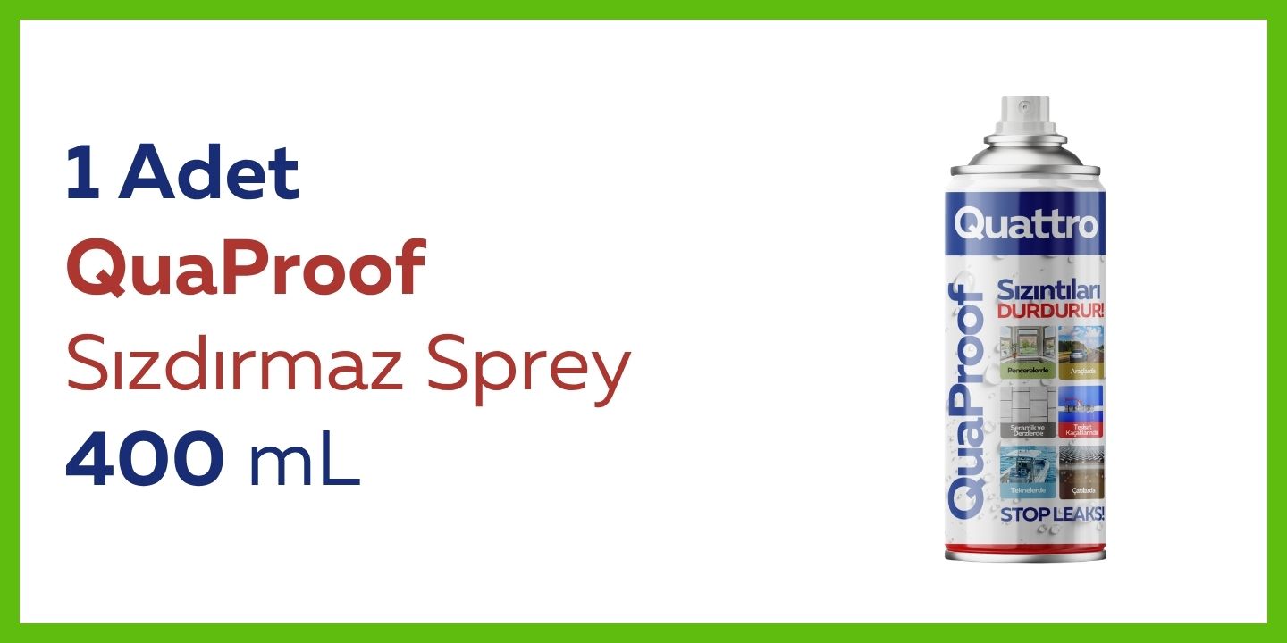 1 Adet QuaProof Sızdırmaz Sprey 400 mL