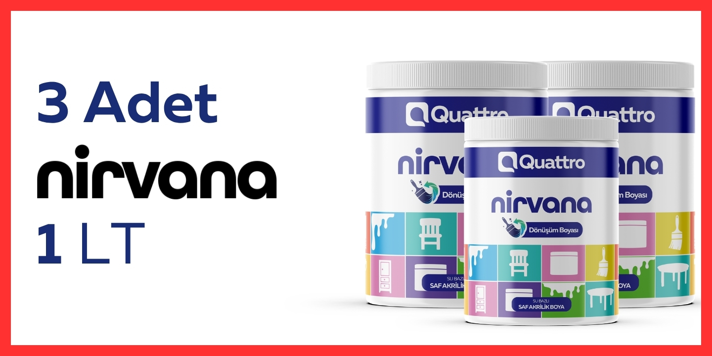 3 Adet 1 LT nirvana