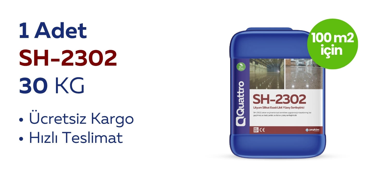 1 Adet 30 KG Quattro SH-2302 Likit Yüzey Sertleştiricisi