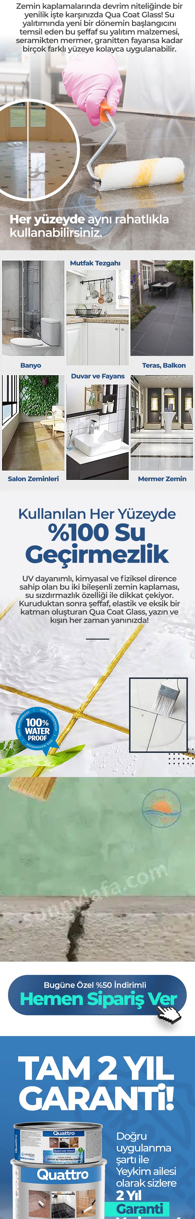 QuaCoat Glass — Cam Yüzey Koruma
