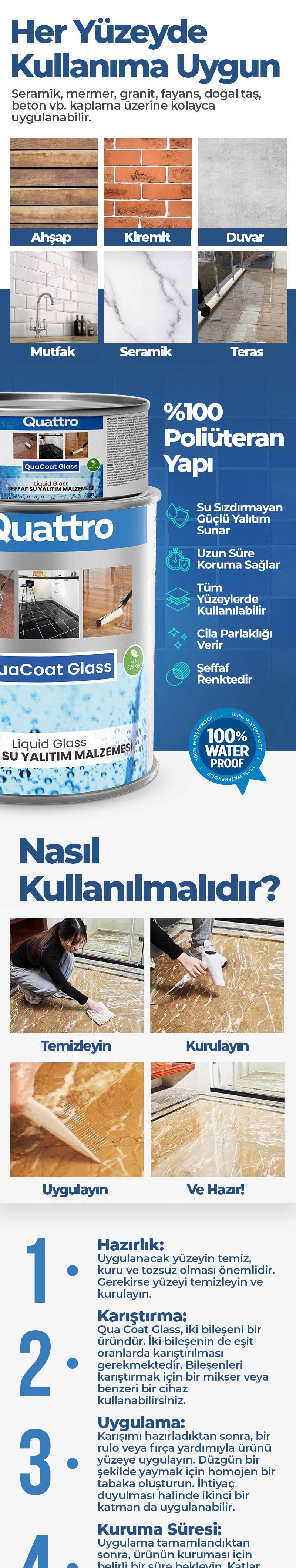 QuaCoat Glass — Cam Yüzey Koruma