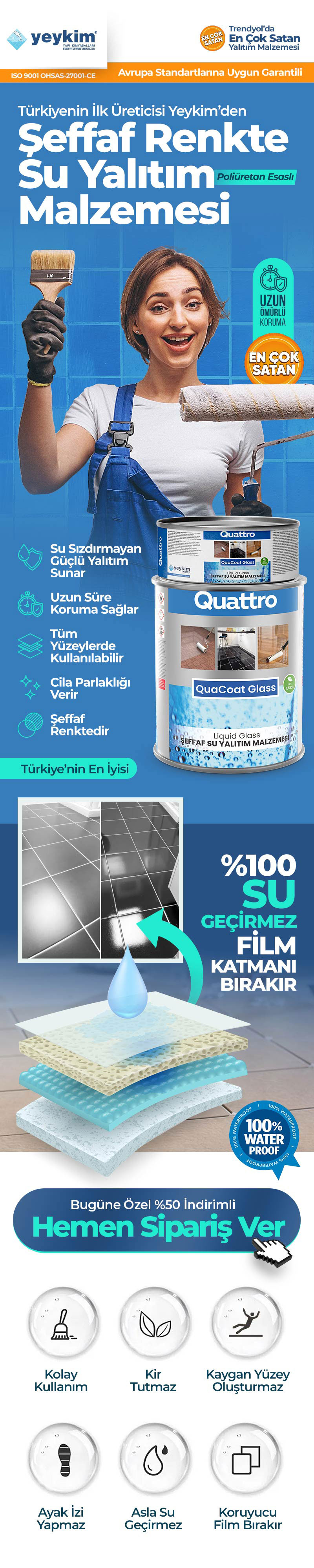 QuaCoat Glass — Cam Yüzey Koruma