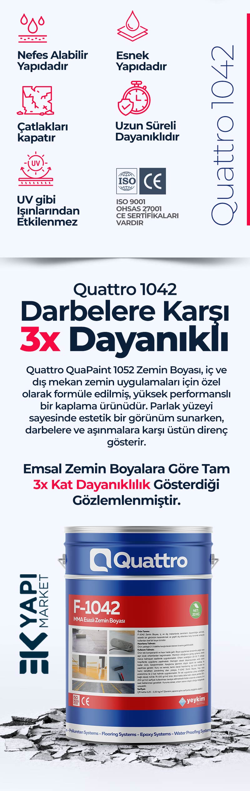 Zemin Boyası — Yeykim Quattro