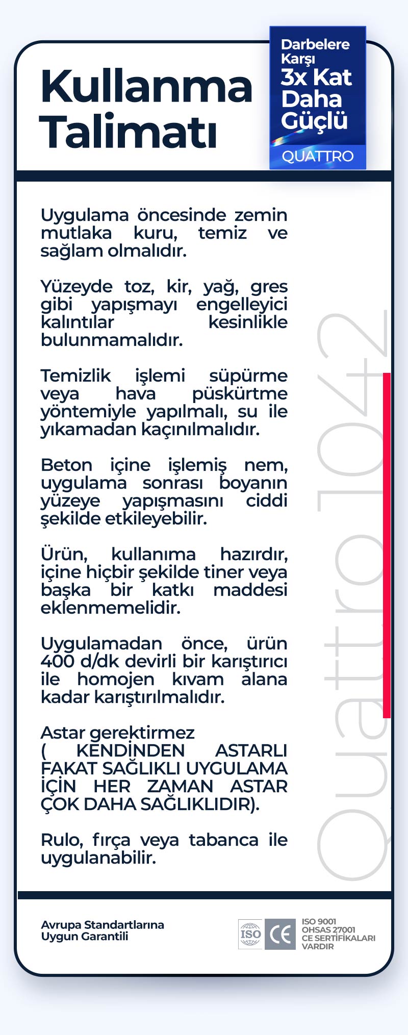 Zemin Boyası — Yeykim Quattro
