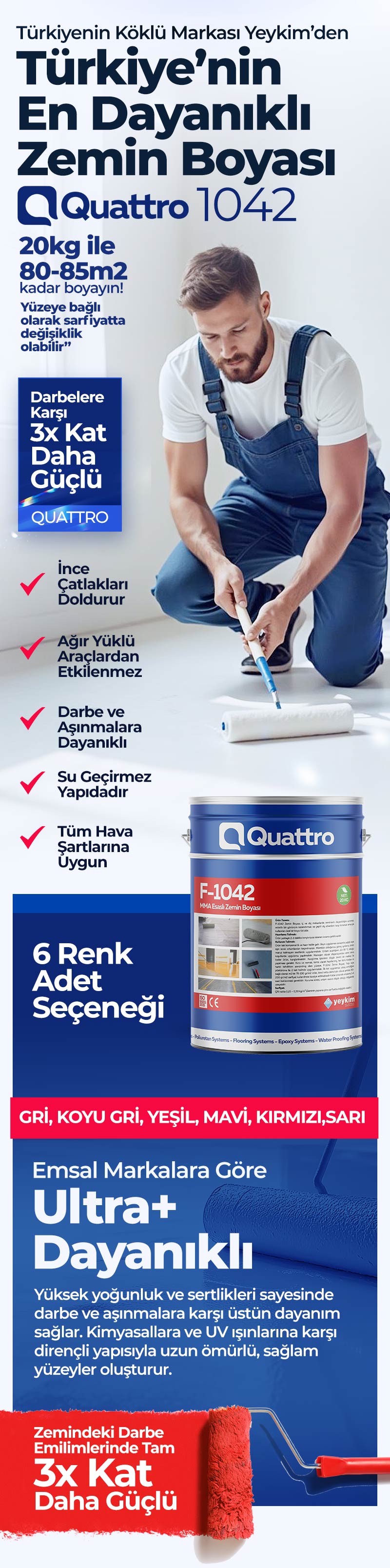 Zemin Boyası — Yeykim Quattro