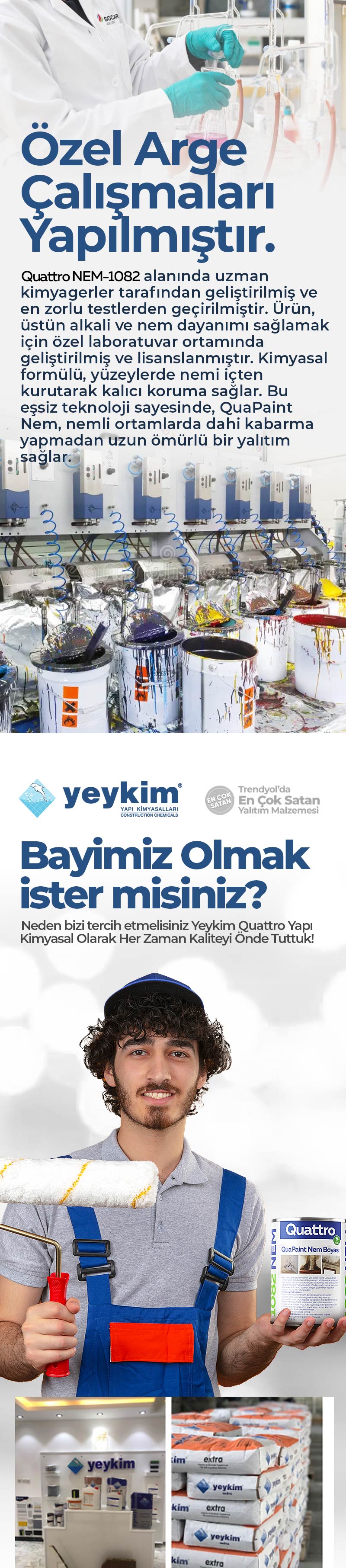 Quattro NEM-1082 Nem ve Küf Boyası