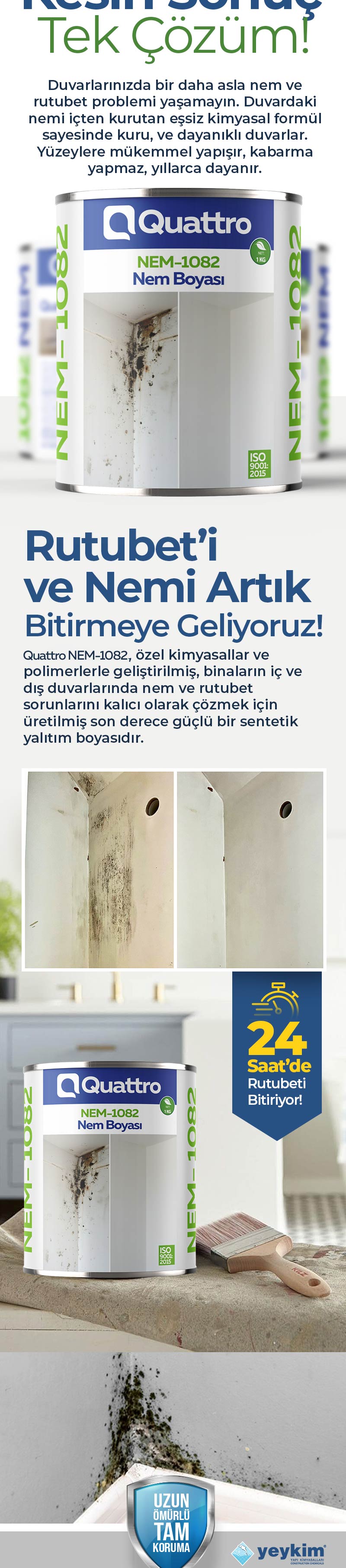Quattro NEM-1082 Nem ve Küf Boyası