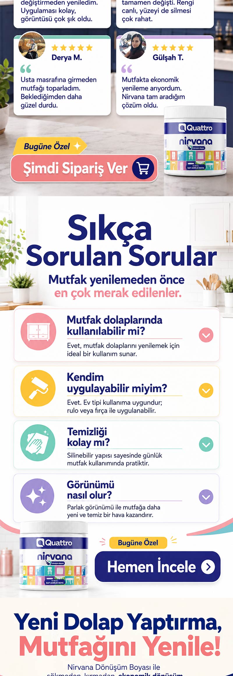 Quattro Nirvana Mutfak