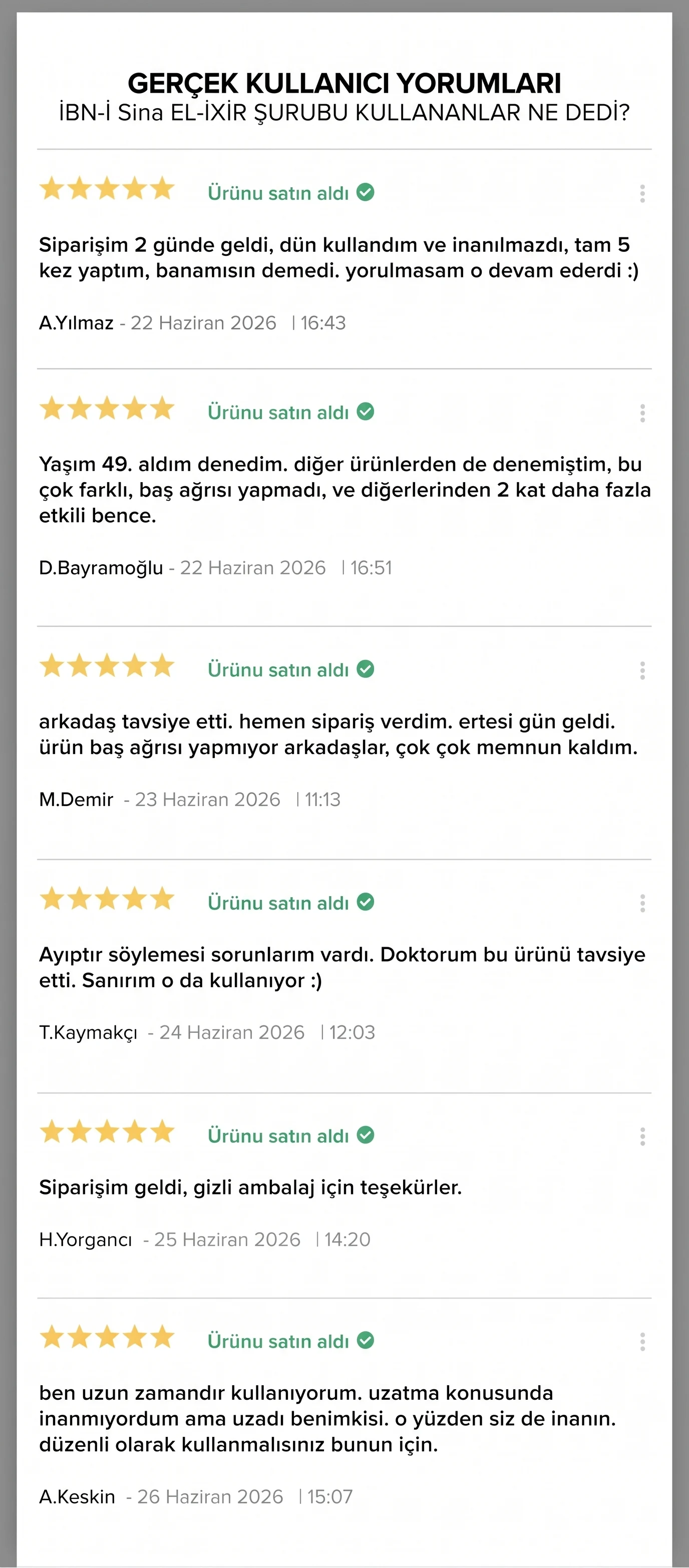 İbn-i Sina Elixir Şurup Resmi Satış Portalı